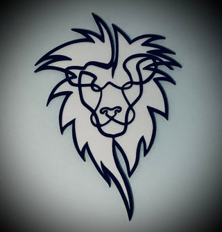 ‘Leo’ the Lion Continuous Line Drawn Artwork – Perspex®