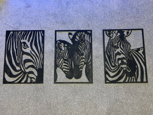 Zebra ‘Tri-Pic-Art’ Three Dimensional Artwork – Perspex®