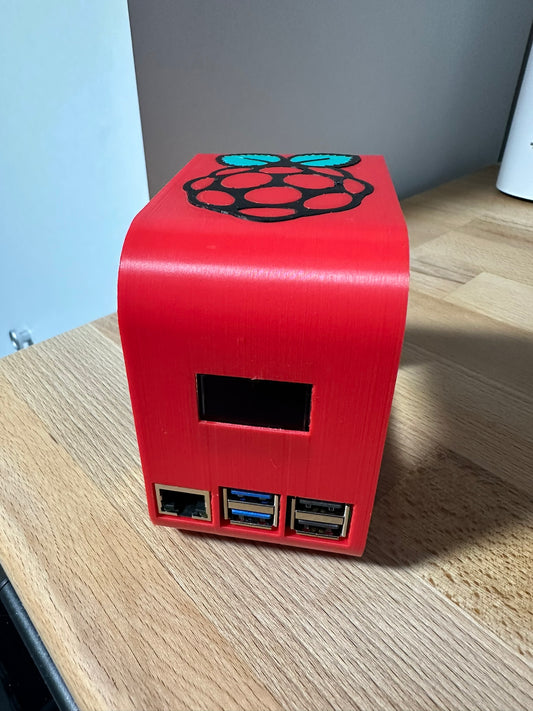 A Raspberry Pi 5 Desktop Case Kit with OLED Display and PWM Fan